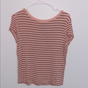 Light pink striped tee